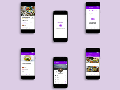 WhatMeal App Case Study android android app case study design food app material design recipe app ui ux
