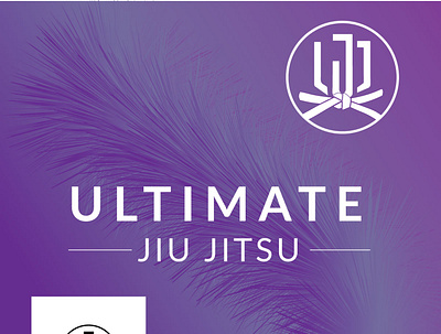 Ultimate Jiu Jitsu branding graphic design icon illustration logo vector