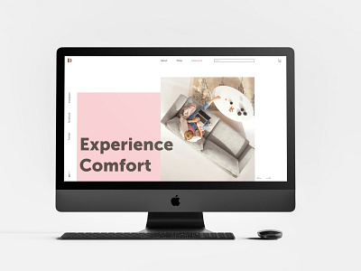 Landing Page - Daily UI 003 app daily daily ui furniture furniture website minimal ui ui design uiux web web design