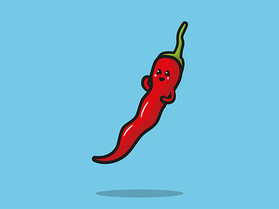 ChilliMilli chilli cute design graphic illustration illustration art illustration art director design vector veggie