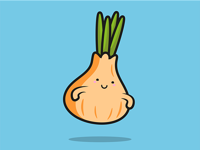 Onionetti cute design fun graphic illustration illustration art illustration art director design onion vector vegan veggie