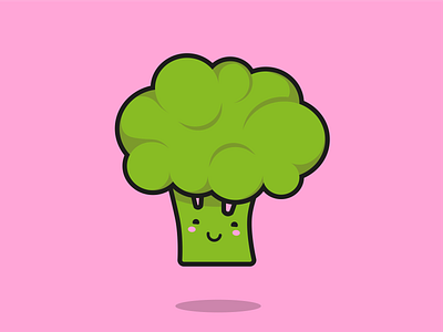 Broccolini art direction broccoli cute design fun graphic illustration illustration art illustration art director design vector vegan veggie
