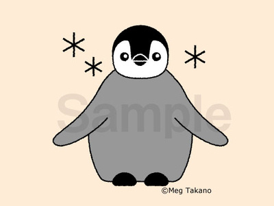 Baby penguin character character design illustration illustrator penguin