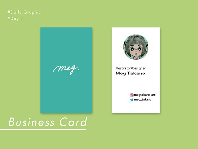 【Design】Business card businesscard daily challange daily graphic design paper design