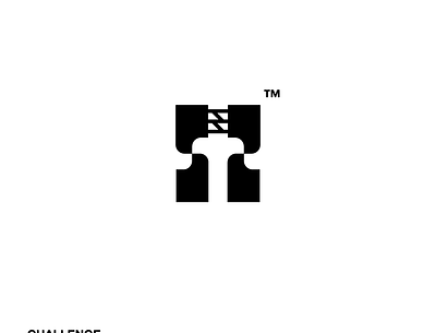 negative space sword branding challenge design icon illustration illustrator logo minimal negative space sword symbol vector