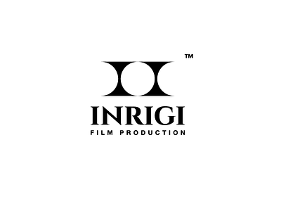 inrigi film production logo black branding challenge design film film production icon illustration illustrator logo logo design graphicdesign minimal