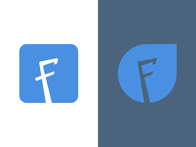 Letter f/F Logo