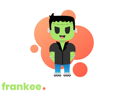 frankee - The Frankenstein Bot design flat icon illustration illustrator logo minimal sketchapp ui vector warmup