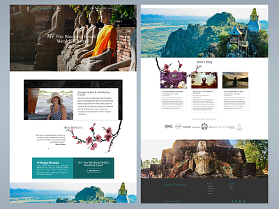 Website Design | Meditation and Energy Healing Coach design ui ux web design wordpress