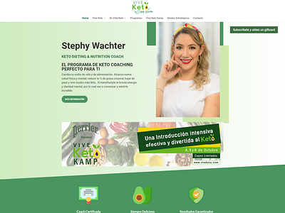 viveketo.com - Keto Nutrition Coaching Website webdesign webdevelopment wordpress wordpress design