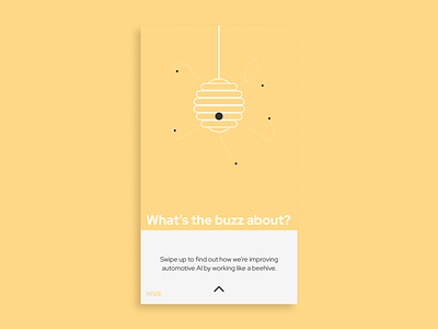 Hive: What's the buzz about? - Instagram Story Ad mockup