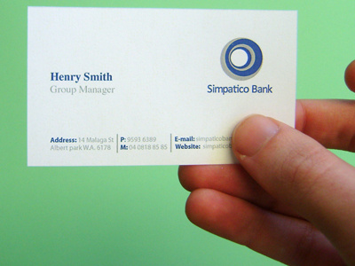 Business card design bank blue branding business card green illustrator logo mockup photography photoshop school work