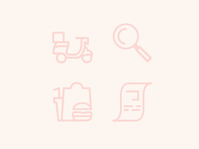 Food Delivery Icons