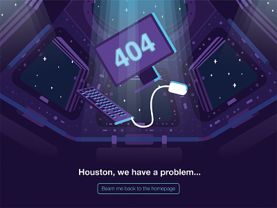 404 space page 404 background illustration illustrator interface space stars ui ux web