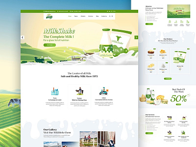 Gowala- Dairy Farm & Eco Products HTML Template agriculture cattle farm eco farm eco products eco shop farming food healthy food natural organic retail shop store woocommerce