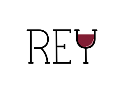 Rey digital graphic illustration king logo text typogaphy vector