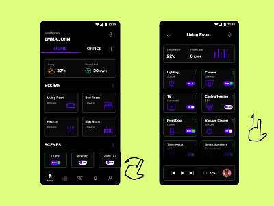 smart connect- connect smart home devices app iot landingpage mobile app smarthome uiuxdesign