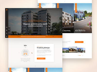 Akro Real Webdesign - UX / UI akro real architecture construction critical works houses housing prague webdesign