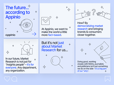 The future according to Appinio – Instagram carousel