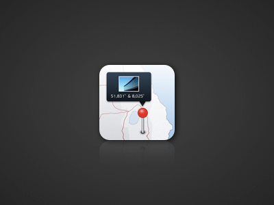Location Icon icon iphone ios app design gps location