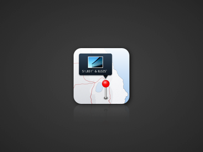 Location Icon app design gps icon ios iphone location