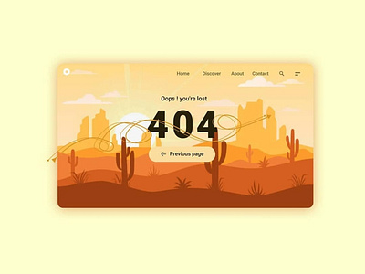 404 Page app design graphic design ui ux vector