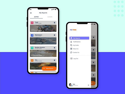 FixThis APP app branding dailyui design graphic design logo ui ux vector