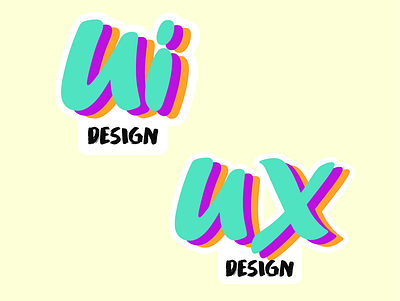 UI UX Stickers app design graphic design illustration logo stickers ui ux vector