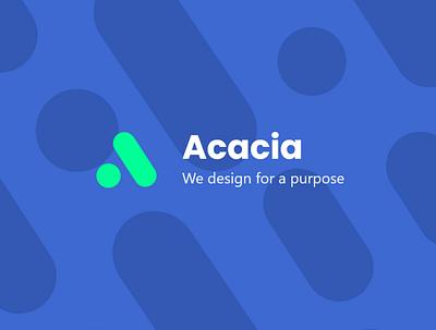 Logo Design "Acacia Design" branding desi design graphic design illustration instagram logo motion graphics ui vector