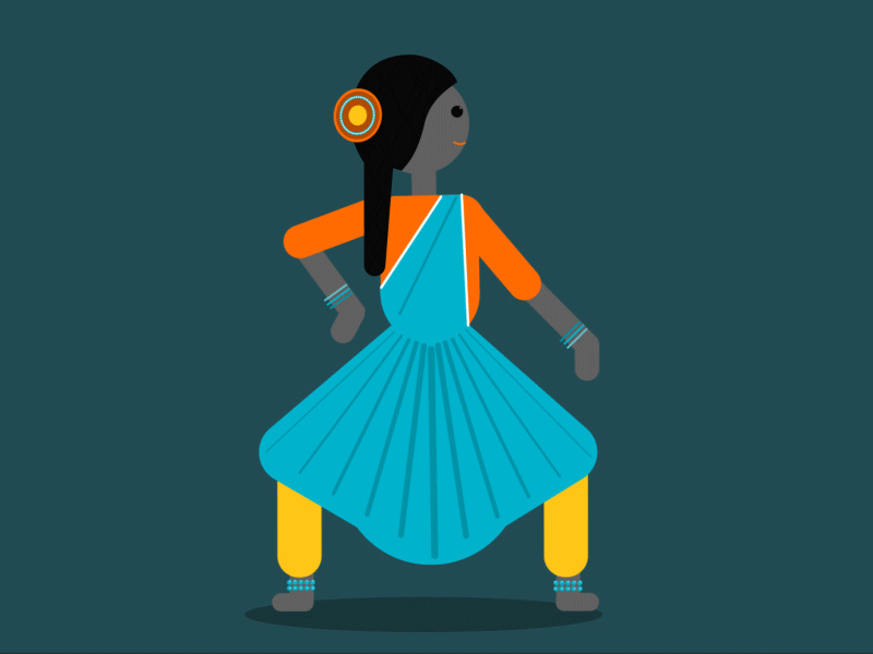 Bharathanatyam cool Movements bharatanatyam bharatanatyam illustration bharathanatyam giff classical dance giff dance movements girl dance incdian classical dance indian dance kishan permand south indian dance