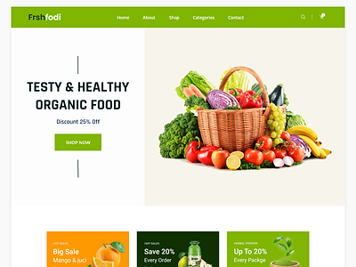 Grocery Home Concept beverages ecommerce fruits grocery grocery home concept grocery store mega store organic shop shops supper market typography ui ux vegetables website