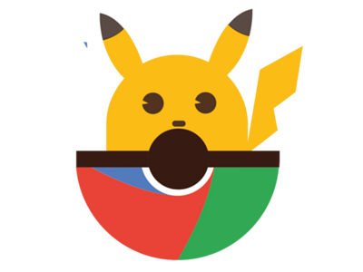 google-chrome-pikachu adobe illustrator