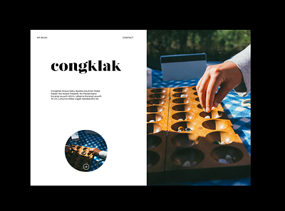 congklak grid layout website