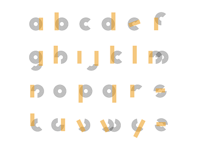 Geometric typeface