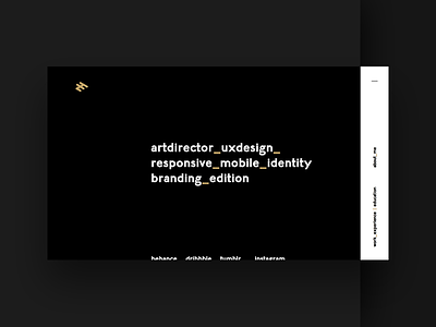 egidiofilippetti.it black design flat gold identity minimal new responsive site ui web white