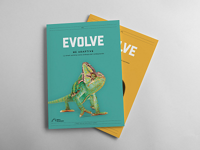 Evolve colours design evolve graphic indesign magazine maire tecnimont minimal print