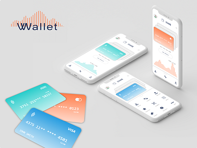 Vwallet adobexd app ui awsome desing bank card branding fintech logo mobile payment mobile payments money transfer ui ux wallet wallet app wallets