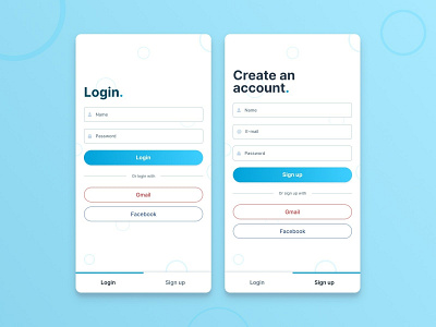 Day 1 - Sign up 001 app blue clean daily dailyui design figma flat form inspiration material minimal signup ui vector web