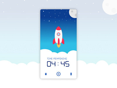 Day 14: Countdown Timer 014 app challenge clean concept daily dailyui design figma figmadesign flat flatdesign gallaxy gradient inspiration typography ui ux vector