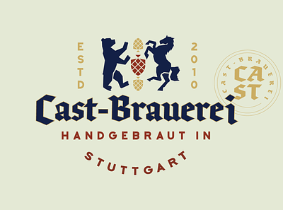 German Brewery Logo Refresh adobe bavarian beer brand identity branding brewery color design german icon illustrator logo logo design typography vector