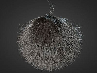 Hair 3d model abstract c4d character cinema 4d design graphic had hair illustration render rendering