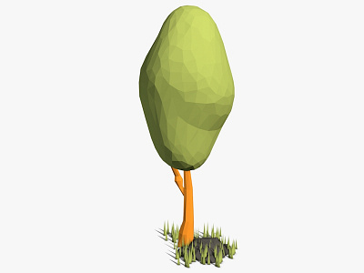 Low Poly Tree 3d 3d model c4d cartoon cinema 4d game illustration low poly nature plant render tree
