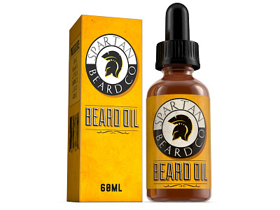 Beard Oil 3d amazon bottles cinema 4d graphic design label design product rendering supplement visualization