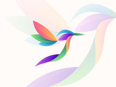 colorful bird logo