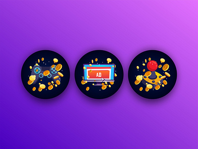 game icon 3d logo ads app icon colorful console design favicon game art game design game icon icon design icon set joystick logo logo design logotype modern logo money ui ux