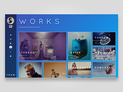 Works Portfolio Layout