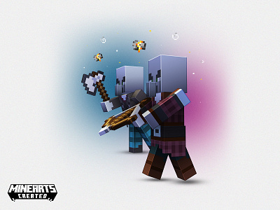 Minecraft | Pillagers illustration miinecraft