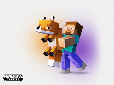 Minecraft | Fox illustration minecraft