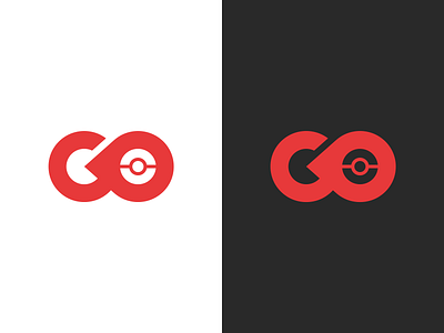 Pokeweb Go app brand branding geolocalisation geolocation go identity logo maps mark pokeball pokemon pokemongo red