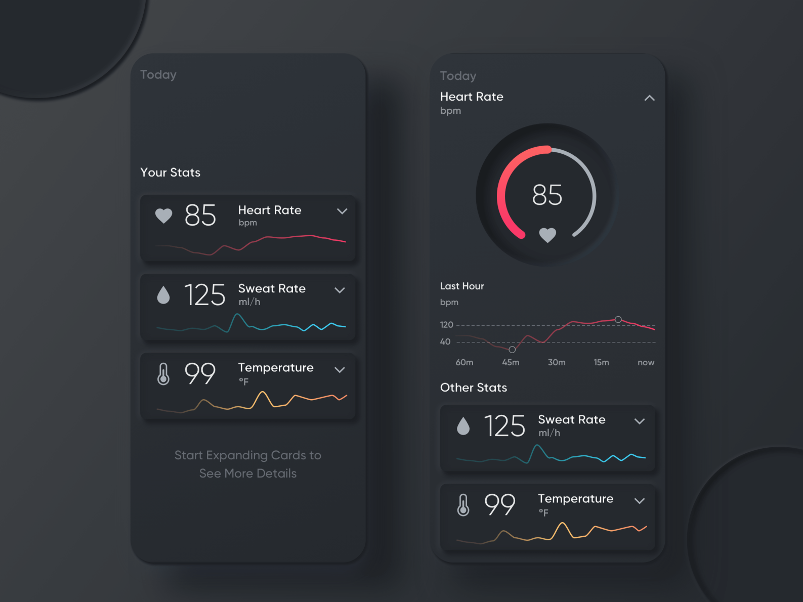 Constant Health Monitoring App by Margo on Dribbble